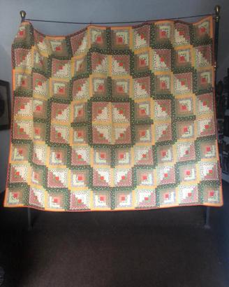 COPRILETTO AMERICANO QUILT ORIGINALE USA ANNI 50