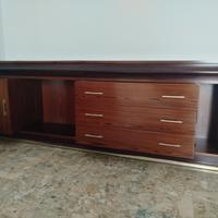 Camera da letto, testiera letto con comò assemblat