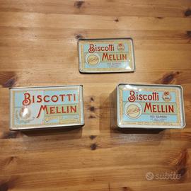 Scatole di latta Mellin