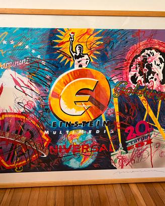 Enrico Manera Einstein Multimedia 59/200 firmata