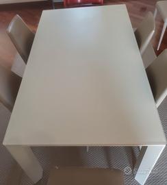 Tavolo in vetro + tappeto