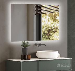 specchio led retroilluminato 100*70  imballato 