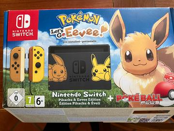 Nintendo Switch Pokémon Let’s Go Eevee + Gioco