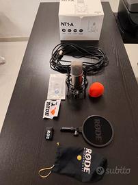 Kit Home Studio: Rode NT1-A + Focusrite + Asta