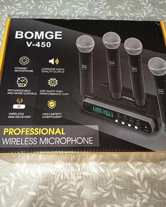 set di microfoni wireless 