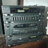 radio+giradischi con 2 casse 