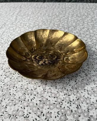 Piatto decorativo vassoio ovale vintage