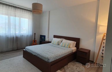 Letto IKEA MALM 160x200 con 4 cassetti +2 comodini