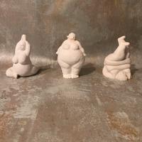 Trittico Sculture Body Positivity Curvy Oversize