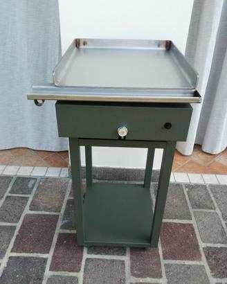 Barbecue piastra da 45X45 inox (nuova)