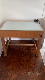 Scrivania, tavolo, Tavolo luminoso