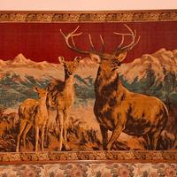 Arazzo da parete con cervi