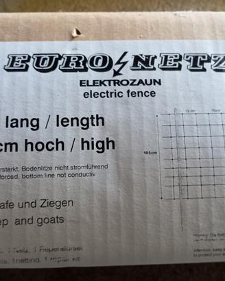 Recinzione elettrica per ovini e caprini
