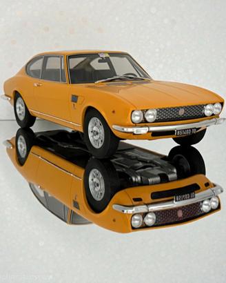 Fiat Dino Coupé 2000 1967 Giallo 1/18 Laudoracing