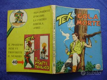 TEX numero 39 SPILLATO "La Gola della Morte" 1 ed