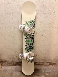 Snowboard Burton originale con attacchi Burton