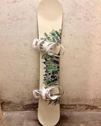 Snowboard Burton originale con attacchi Burton