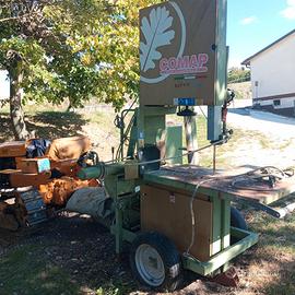 Sega a nastro con paccalegna Comap 800