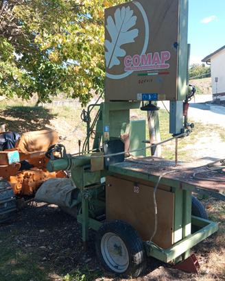 Sega a nastro con paccalegna Comap 800