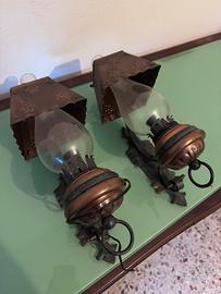 Lampade in rame stile antico + omaggio
