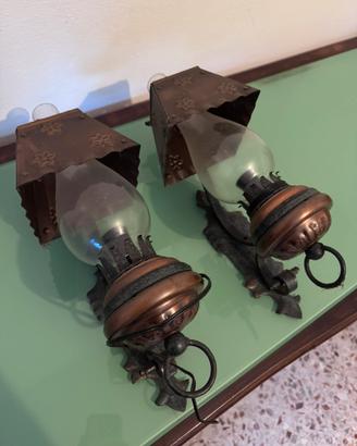 Lampade in rame stile antico + omaggio