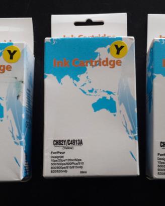 Cartucce cod 82 compatibili per Hp Designjet 500