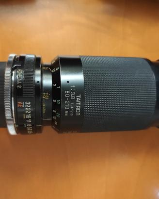 teleobiettivo zoom vintage Tamron CF Tele Macro 80