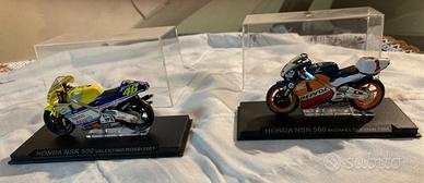 Modellino moto Valentino Rossi e Michael Doohan