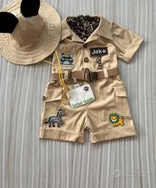 vestito topolino Adventure safari 1 anno