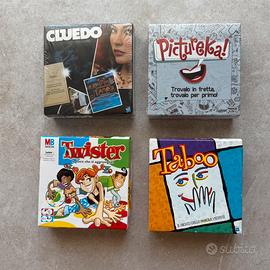 Set 4 giochi da tavolo classici tascabili viaggio