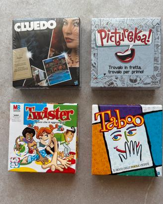 Set 4 giochi da tavolo classici tascabili viaggio