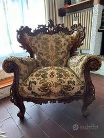 Poltrona in stile Barocco