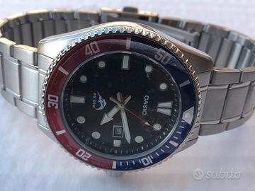 Casio Marlin  bracciale acciaio Mdv 106
