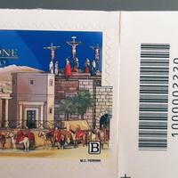 Francobolli con codici a barre