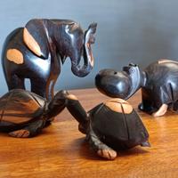 Set animali artigianato africano 