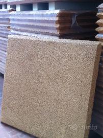 Pannelli sughero biondo per cappotto edilizia