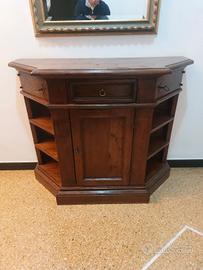 Mobile consolle in noce massello