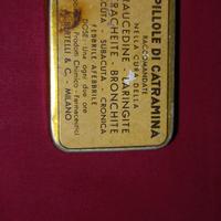 scatola catramina vintage