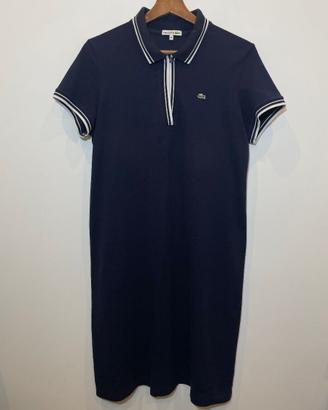 Lacoste, Abito lungo t shirt polo, blu navy - XL