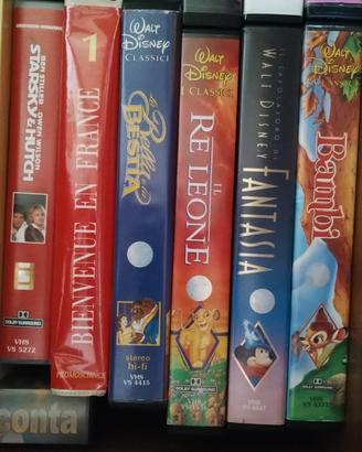 VHS Walt Disney originali vintage  videocassetta