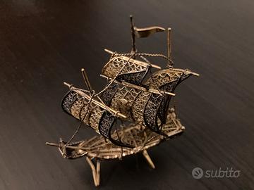 Barca in filigrana d’argento Campoligure