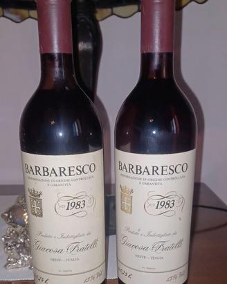 2 RARI BARBARESCO FRATELLI GIACOSA 1983 SPOGLIATE
