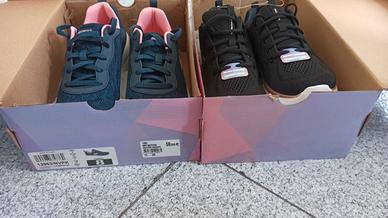 Due paia di scarpe skechers da donna, nuove