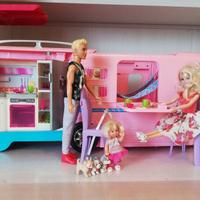 camper dei sogni BARBIE+1 barbie+ken+3 bam+130acc.