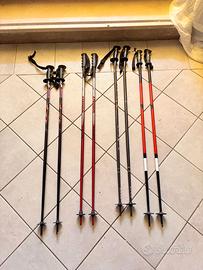 4 paia di bacchette da sci – varie misure e marca
