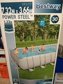 Piscina con robottino