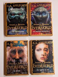 Libri fantasy della saga Everworld primi 4 volumi