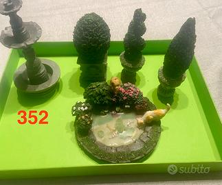 Miniature per arredi/giardini casa delle bambole