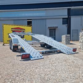 Rimorchio Carrello Trasporto Auto Basculante