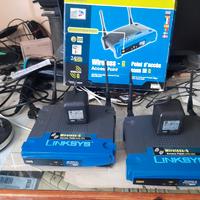 2 due Access Point Linksys WAP54G.